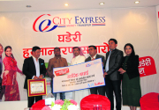 Sandilip Kumar Mahato wins land plot from City Express